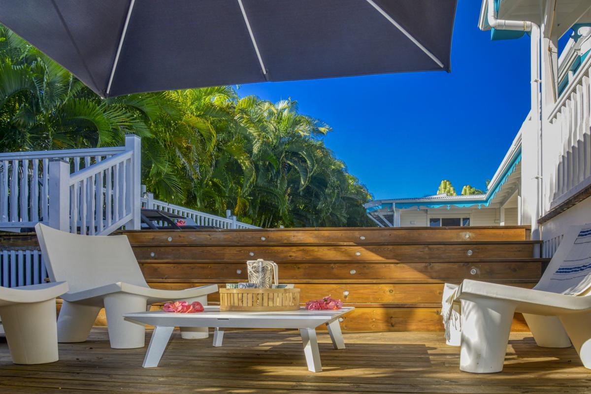 A louer villa 8 personnes Saint François Guadeloupe_ Salon extérieur - 10